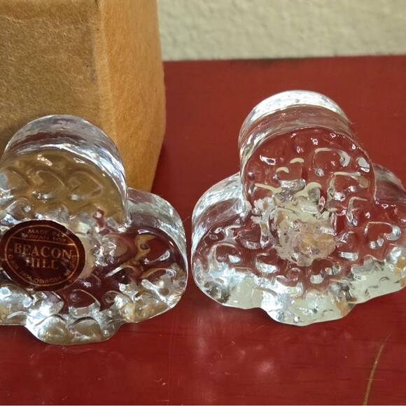 Vintage Beacon Hill Mid Century Card Suite Candle Holders Set of 4 Rare Find - Picture 2 of 11